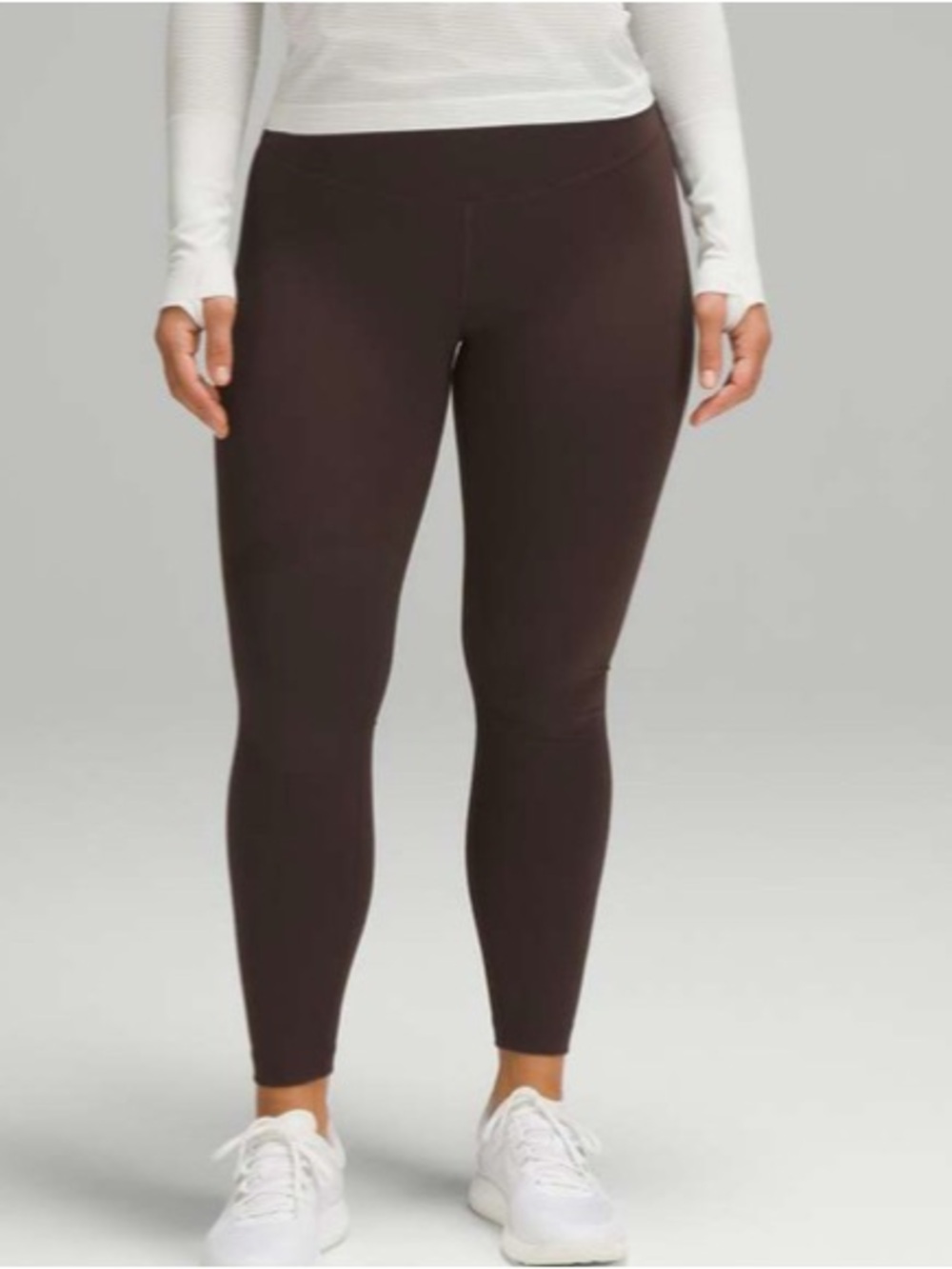 NWT Lululemon Wunder Train Contour Fit High-Rise Tight 25" Espresso size 4
